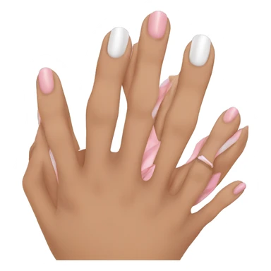 French tip nails sticker