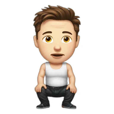 Elon-Musk-wears-a-diaper-tantrum sticker