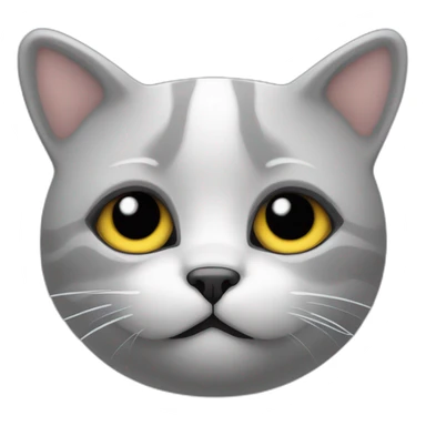 Chat gris clair qui rêve en dormant sticker