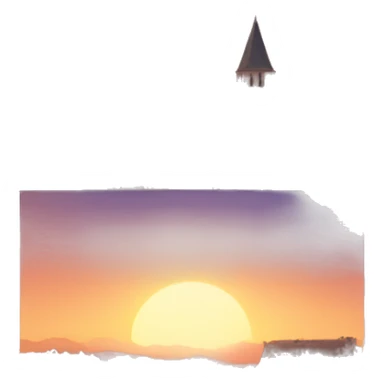 Sunse in france sticker