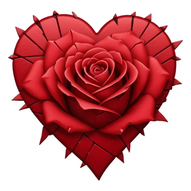 Put The 💔 Emoji And 🥀 Emoji Together In One Image sticker