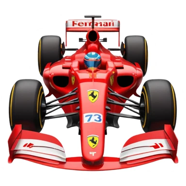 Ferrari formula 1 car sticker