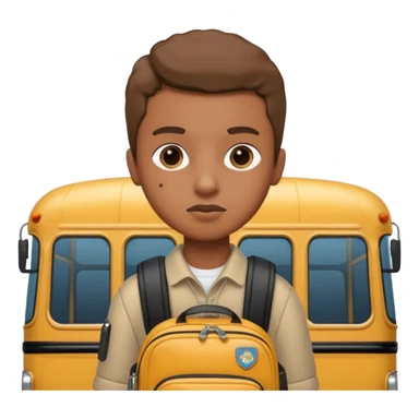 Person with gun on school bus sticker