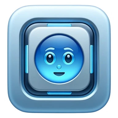 ai chip with a glowing effect sticker