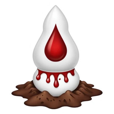 tampon + blood droplet + poopoo sticker