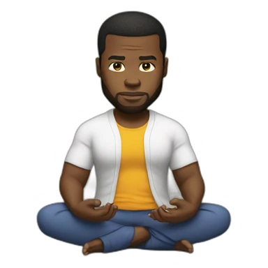 meditate 50 cent sticker