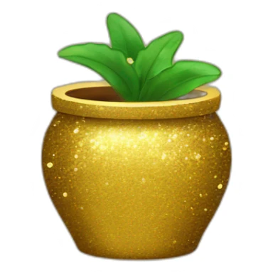 Pot de paillettes sticker