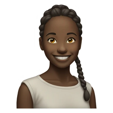 smiling girls album cover sticker