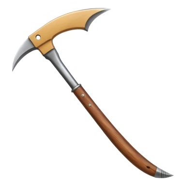 The sickle used by farmers sticker