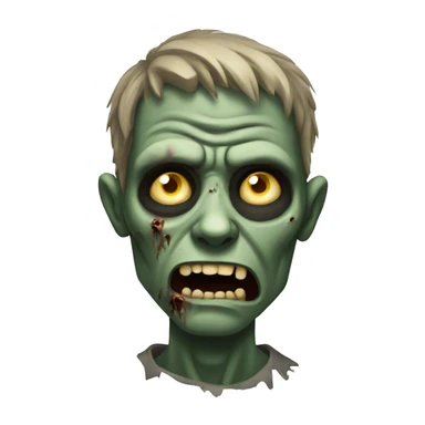 zombie but awesome sticker