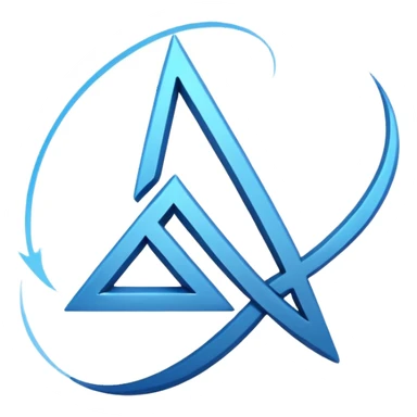 human mystic drawing rune formula mid-air sticker