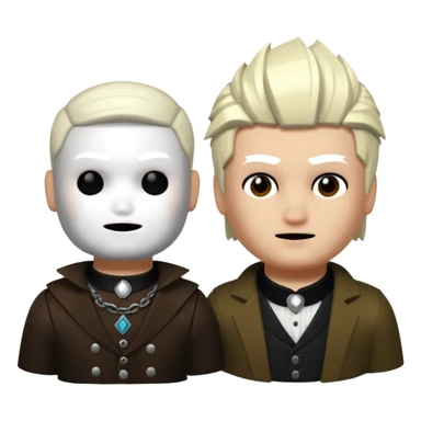 My Emojj will be of the character "Two Time", from roblox forsaken. sticker