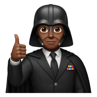Darth Vader thumb up emoji   sticker