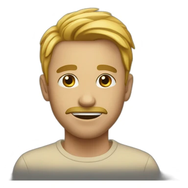 Emoji qui embrasse  sticker