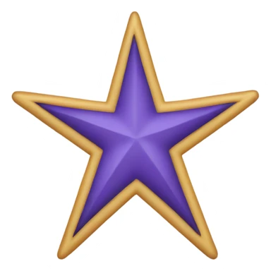 four point star sticker
