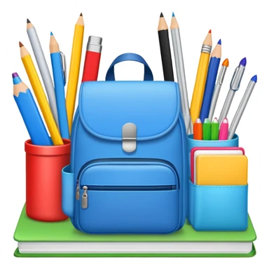 school supplies sticker