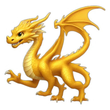 golden dragon magic sticker
