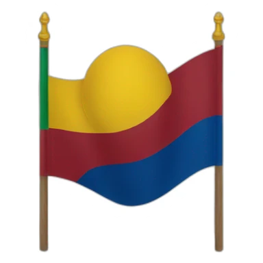 Tibetan flag sticker