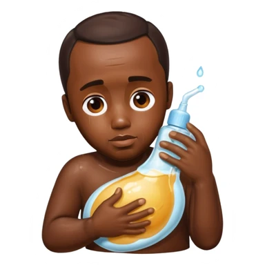 P diddy covering himself with baby oil sticker