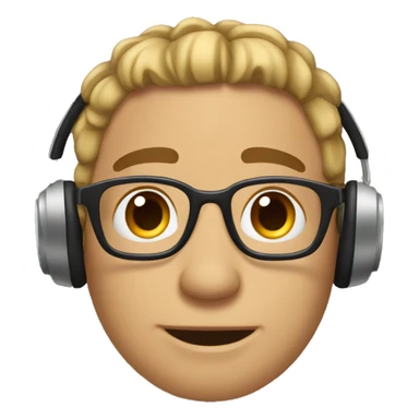 CHICO CON AUDIFONOS sticker