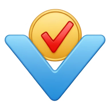 Verificación color azul para redes sticker