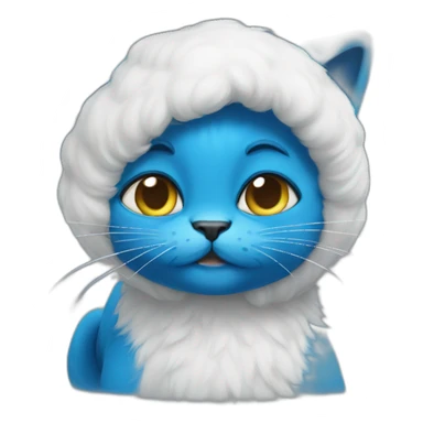Smurfcat sticker