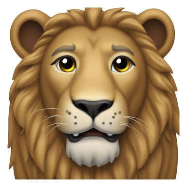 a lion with a fc barcelona 24/25 jersey sticker