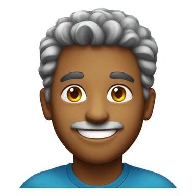 Smiling Brazilian man sticker