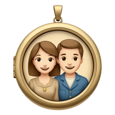 Mini Photo Inside Locket
 sticker