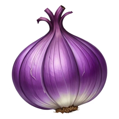 dried purple onion sticker