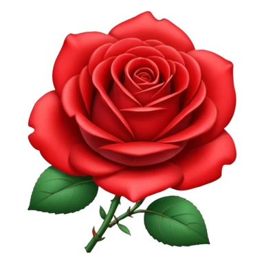 metal rose, without green leaves, just flower sticker