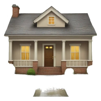 a house with its front door wide open, symbolizing an inviting or welcoming gesture sticker