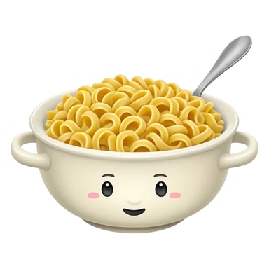 fusilli pasta bowl, just pasta, no other items sticker