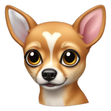 Fawn chihuhua sticker