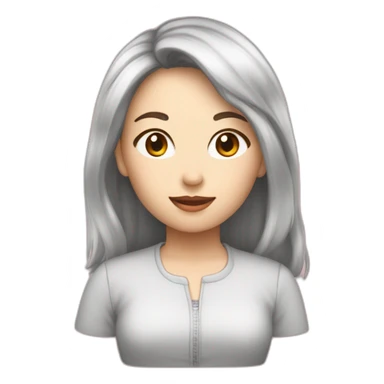 femme sino caucasienne 38nas sticker