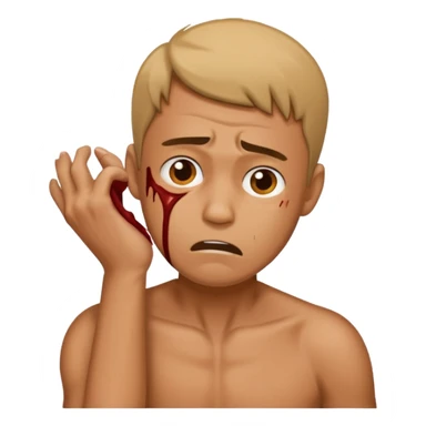 Guy strangling himself sticker