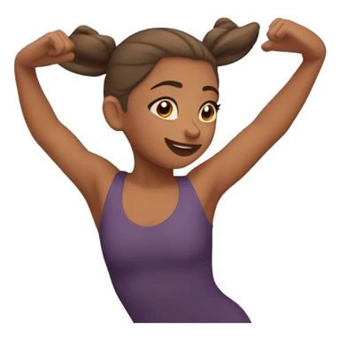 girl doing backbend sticker