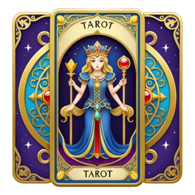 tarot card sticker