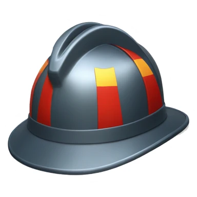 Fireman helmet sticker