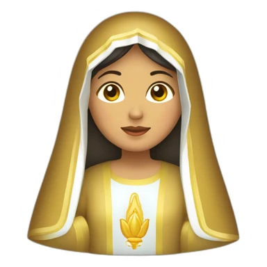 virgen María Nicaragua  sticker