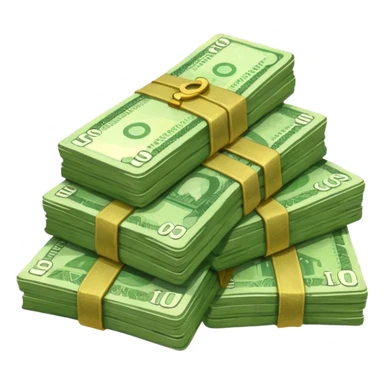 The money is Russian rubles sticker