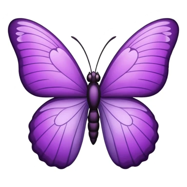 Borboleta roxa sticker