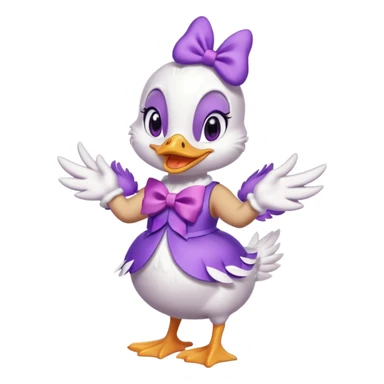daisy duck full sticker