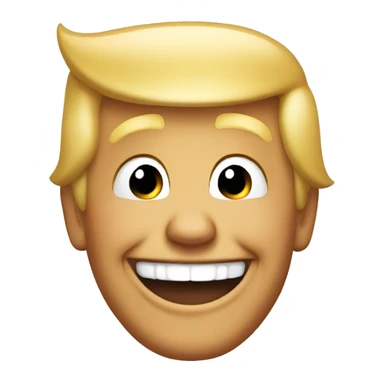 Donald trump laughing sticker