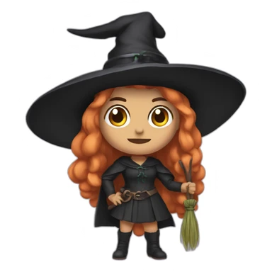 slaycious witch sticker