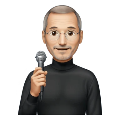 create a founder mode emoji like steve jobs having a 100 executive retreat in the woods

 sticker