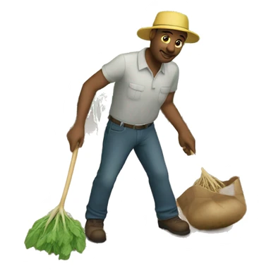 I went to the garden for potatoes today sticker