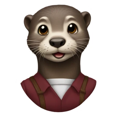 otter school picture sticker