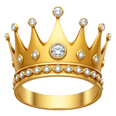 Aesthetic Engagement ring like crown sticker