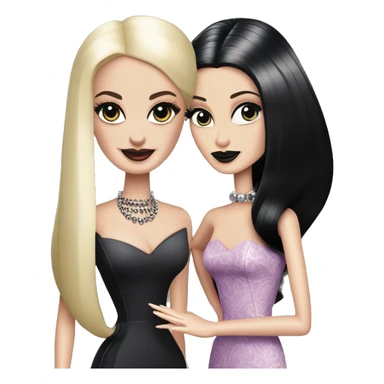 Palm Beach Breeze Barbie Morticia Addams sticker